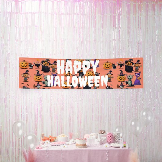 Custom Party Banners, Heksen Scare Crow Halloween Spandoek (Feest)