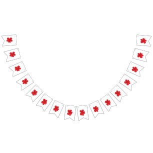 Custom Party Bunting · Afstuderen voor bruiloften Vlaggetjes