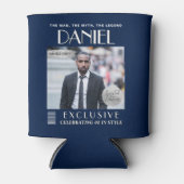 Custom Party Drink Cooler, Modern Magazine Cover Blikjeskoeler (Voorkant)