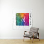 Custom Party Event Seminar Zakelijke Logo Sjabloon Wandkleed (In Situ (horizontaal))