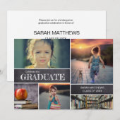 Custom Party Foto Kleuterschool Afstuderen Kaart (Voorkant / Achterkant)