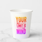 Custom Party Paper Cups | Disposable Birthday  Papieren Bekers (Achterkant)