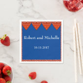 Custom Party Servet Rood Bandana Print (Insitu)
