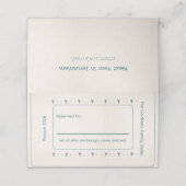 Custom Passover Modern Table Name Cards Plaatskaartje (Buitenkant ongevouwen)