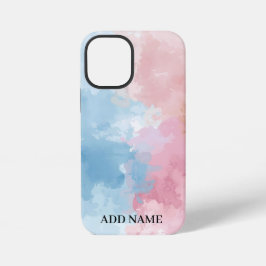 Custom Pastel Art Hoesje – Abstracte kleurenmix iPhone 12 Mini Hoesje