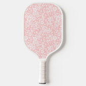 Custom Pastel Bloemen Pickleball Paddle (Achterkant)