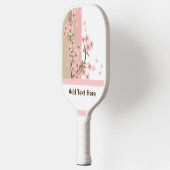 Custom Pastel Bloemen Pickleball Paddle (Links)