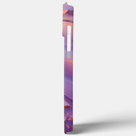 Custom Pastel Desert met Cactus Plant Monogram Case-Mate iPhone Case (Achterkant / Links)