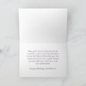 Custom Pastel Felt Letters Happy Birthday Card Bedankkaart (Binnen)