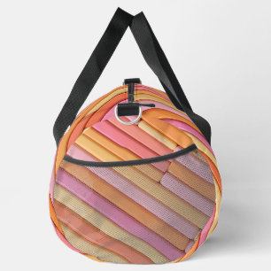 Custom Pastel Geometrische Grote Duffel Bag Plunjezak
