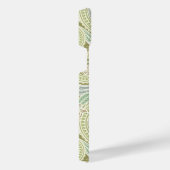 Custom Pastel Groen Geel Blauw Roze Paisley Art iPhone Hoesje (Rechterkant)