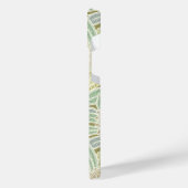 Custom Pastel Groen Geel Blauw Roze Paisley Art iPhone Hoesje (Linkerkant)