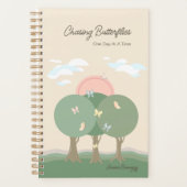 Custom Pastel Modern Boho Butterfly Planner (Voorkant)
