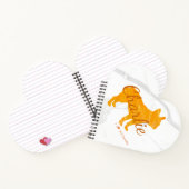 Custom Pastel Orange French Bulldog - Frenchie Notitieboek (Binnen)