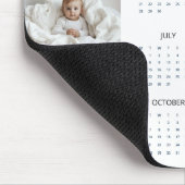 Custom Pastel Roze 2025 Kalender met Familiefoto Muismat (Hoek)