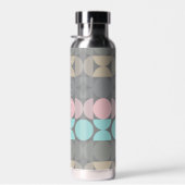 Custom Pastel Seafoam Mint Blauwgroen Jade Green Waterfles (Rechts)