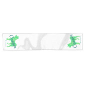 Custom Pastel Shiba Inu Silhouette Table Runner Korte Tafelloper (Horizontaal)