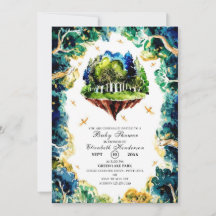 Custom Pastel Woodland Baby shower