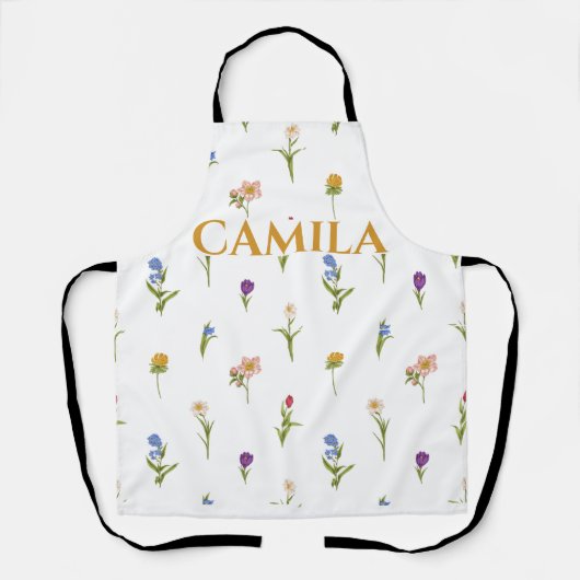 Custom Patterned Floral Schort (Voorkant)