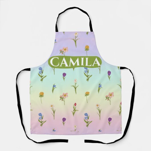 Custom Patterned Floral Schort (Voorkant)