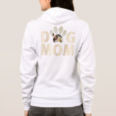 Custom Paw Foto goud Hond Mam Hoodie (Achterkant)