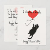 💘🐈Custom Paws & Passive-Aggression Feestdagenkaart (Voorkant / Achterkant)