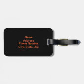 Custom Peace Angel-Bagagelabel Bagagelabel (Achterkant horizontaal)