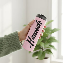 Custom Peach Birthday Tumbler Gift for Her and Mom Thermosbeker