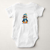 Custom Penguin Baby - Chill Out met een warm hart! Romper (Achterkant)