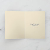 Custom Penguin Celebrating Lunar New Year Feestdagen Kaart (Binnen)