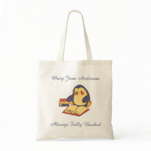 Custom Penguin Reading Tote Bag • Fully Booked