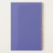 Custom Periwinkle Business Logo and Employee Name Planner (Achterkant)