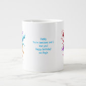 custom / personalised NEUROSPICY neurodiversity Grote Koffiekop (Voorkant)