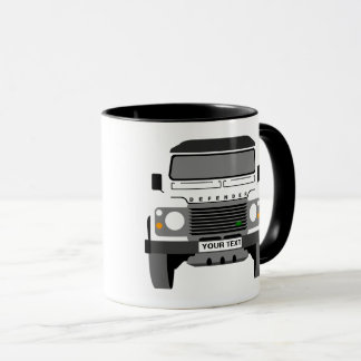 Custom Personalize Classic Land Rover mug Mok