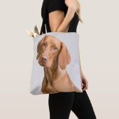 Custom personalize Photo pet dog cat Tote Bag (Dichtbij)