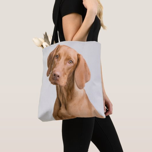 Custom personalize Photo pet dog cat Tote Bag (Dichtbij)