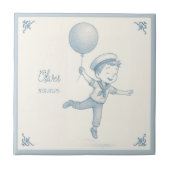 Custom personalized baby boy name  tegeltje (Voorkant)