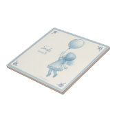 Custom personalized baby girl name tegeltje (Zijkant)