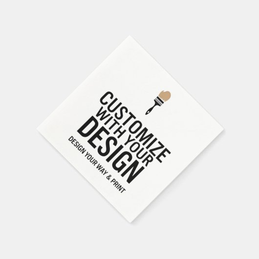 Custom Personalized Blank Company Branded Servet (Hoek)