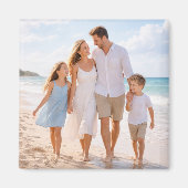 Custom Personalized Family Photo Magneet (Voorkant)