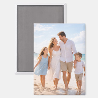 Custom Personalized Family Photo Magneet