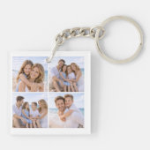 Custom Personalized Family Photo Sleutelhanger (Achterkant)