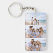 Custom Personalized Family Photo Sleutelhanger (Voorkant)