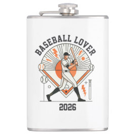 Custom Personalized Global Baseball 2026 Heupfles