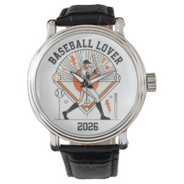 Custom Personalized Global Baseball 2026 Horloge