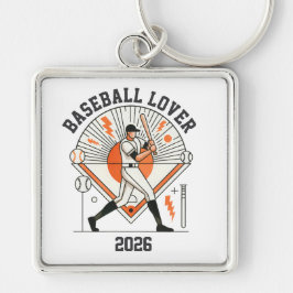 Custom Personalized Global Baseball 2026 Sleutelhanger