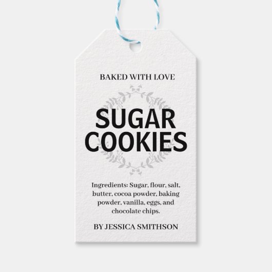 Custom Personalized Homemade label HM001_02sqv1 Cadeaulabel (Voorkant)