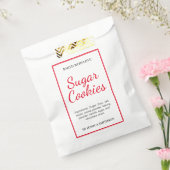 Custom Personalized Homemade label HM001_20sqv1 Bedankzakje (Gezegeld)