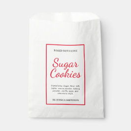 Custom Personalized Homemade label HM001_20sqv1 Bedankzakje