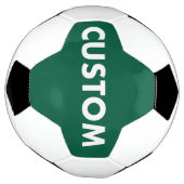 Custom Personalized HUNTER GREEN Football Voetbal (Gedraaid)
